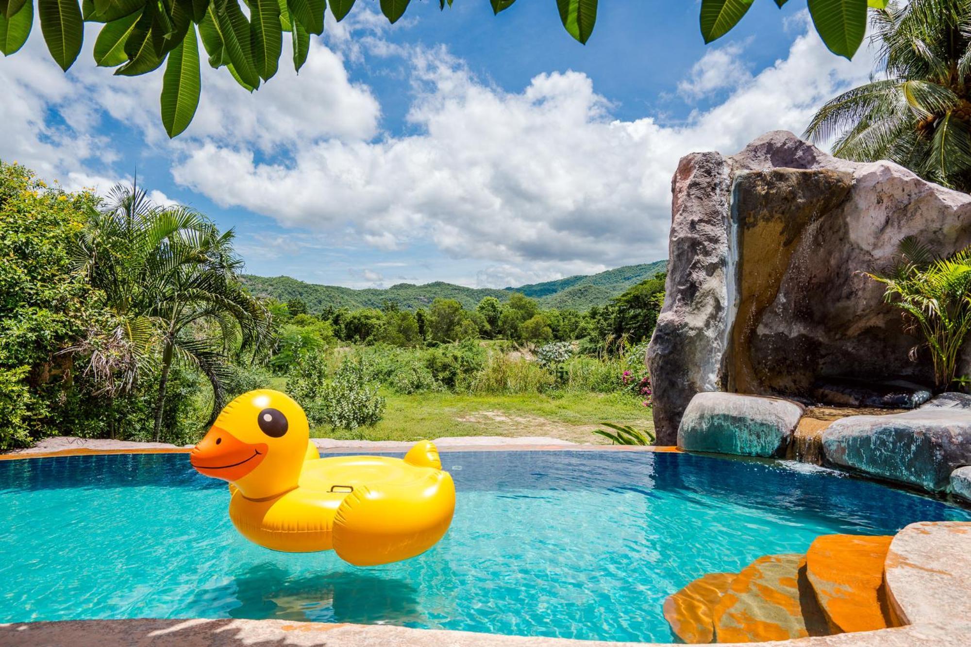Huahin I-Din Poolvilla วิลล่ากลางธรรมชาติ วิวภูเขา เป็นส่วนตัว エクステリア 写真